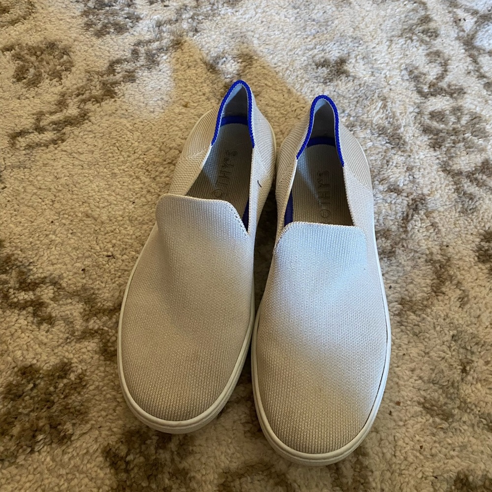 Rothy’s The Original Slip-On Sneakers Size 6.5 Sand